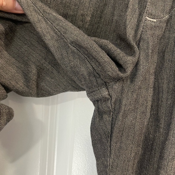 Abercrombie & Fitch Skinny Taper Stretch Pull On Pants Elastic Waist Sz M Brown - Picture 7 of 9